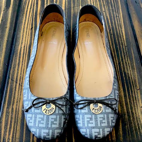 fendi zucca flats
